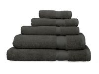 Algodon St Regis Charcoal Grey Bath Towel / Bath Sheet Value Pack