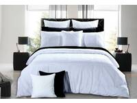 Lamere White Pintuck Quilt Cover Set by Luxton