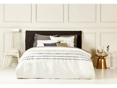 Peyton Embroidered Cream Quilt Cover Set By Ardor Manchester Direct