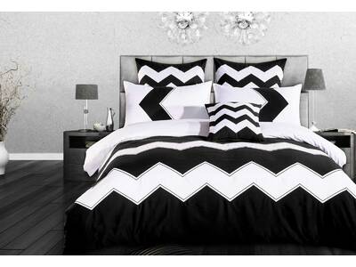 Napoli Striped Quilt Cover Set Duvet Cover Set In King Queen Size